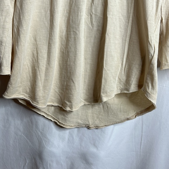 NWOT We The Free Womens Cream Stretchy Top M MEDIUM - Picture 4 of 4